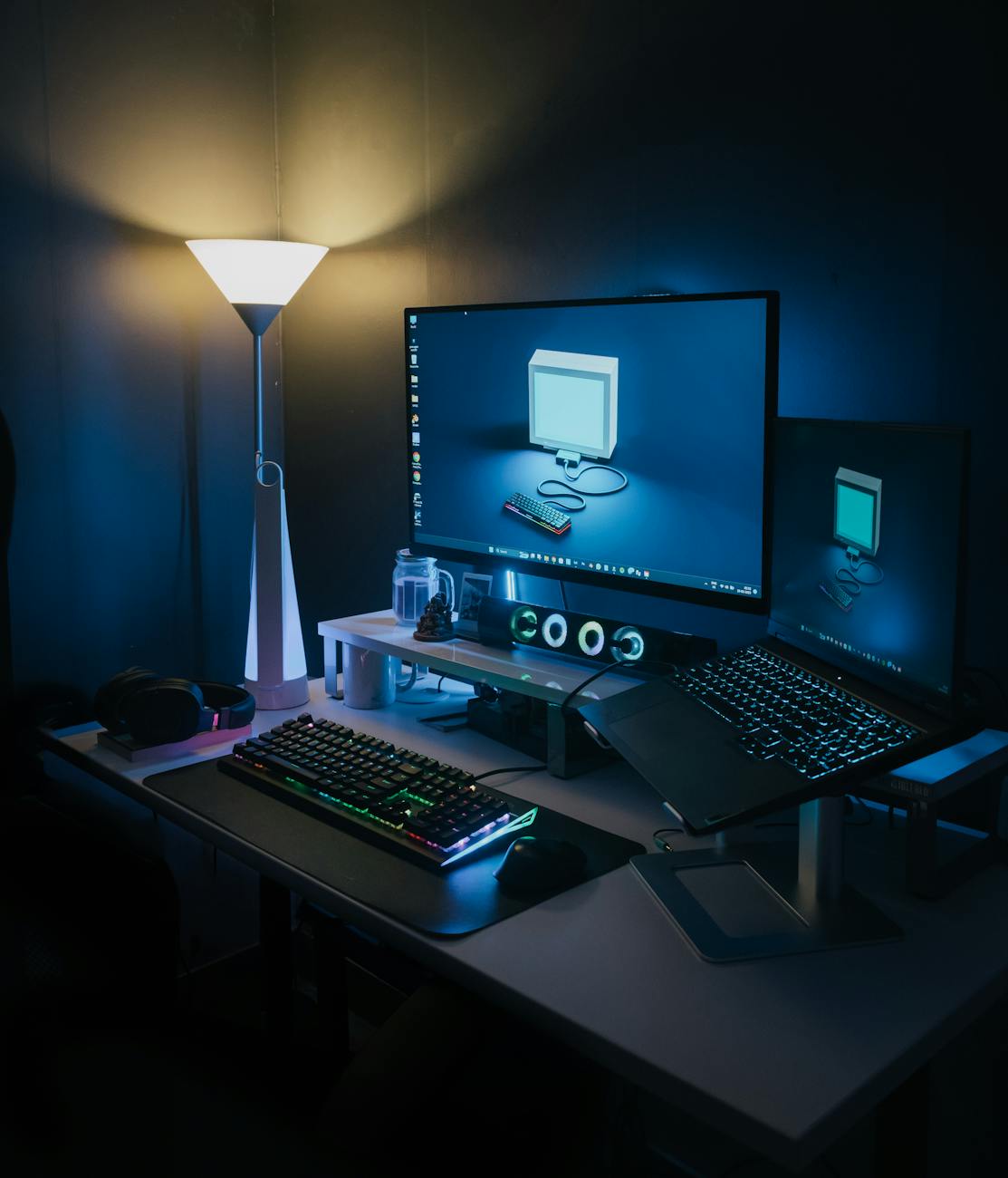 modern technology home office